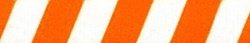 Image of Yellow Dog Design, Team Spirit Orange & White Dog Leash, Extra Small 3 /8 inch x 60 inch (5 ft.)