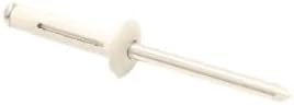 3/16" x 0.920" Tri-Fix White Rivet Fastener For Vinyl Fence (Pack of 20)