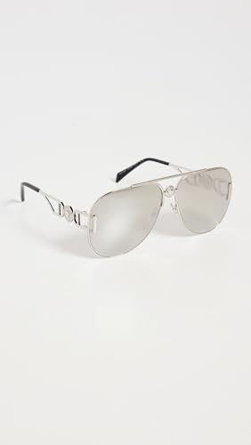 Image of Versace Sunglasses VE 2255 10006G Silver Light Grey Mirror Silve
