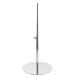Compatibilité étendue : ce support de mannequin à base métallique polyvalent peut servir de pièce de rechange pour les supports de mannequins corps entier, les présentoirs de mannequins demi-corps ou comme accessoire pour mannequins féminins, support pour modèle corporel ou base de mannequin