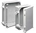 Hoffman A62H6012SSLP3PT 2-Door Floor-Mounting 4X Enclosure, Type 304, 62.06" x 60.06" x 12.06", 3 Point Latches