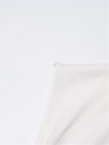 Women Patchwork Folds Dresses Asymmetrical Collar Sleeveless High Waist A Line Solid Dress2