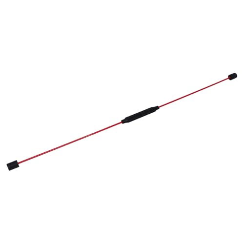 BRIGHTFUFU 1pc Vibration Fitness Bar for Arm and Shoulder Workout Exercise Bar Ergonomic Handle for Home and Gym