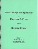 44 art songs and spirituals : for medium/high voice      Sheet music