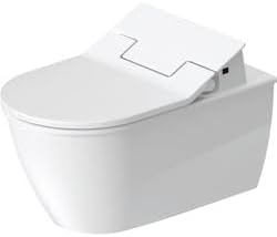 Darling New Wall-mounted Toilet Bowl For Shower-toilet Seat (white) With Hygieneglaze