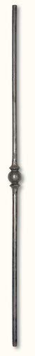 DECO FER FORGE Barreaux fer forgé rond 14 mm finition a facettes - hauteur 1200 mm 1200