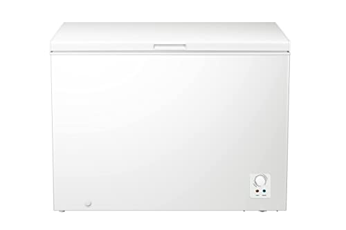 Hisense FT386D4ALF - Arcón Congelador Horizontal, Capacidad Neta 297 L con 85 cm Alto, Función Dual Convertible en Modo Frigorífico, Cesta con Asa, Bajo Nivel Sonoro, Color Blanco 