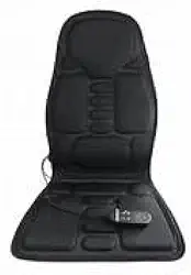 Assento Massageador De Lombar E Pescoço Almofada Cadeira De Massagem Para Aliviar Dores - Relaxante Muscular Para Carro Escritório e Viagens Longas