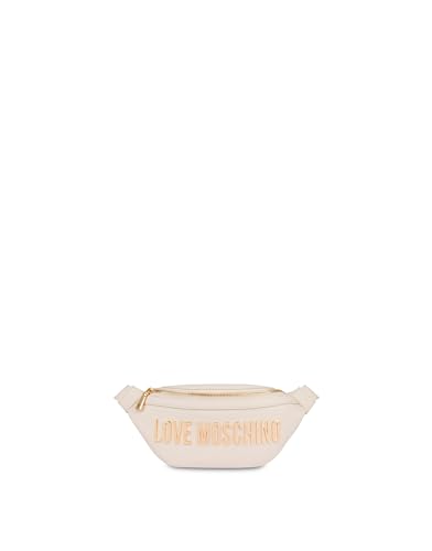 Fanny pack femme Love Moschino JC4195PP1NKD0110 ivoire, sac banane tendance unique