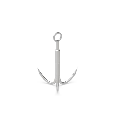 Ant Mag Grappling Hook with Claw Tips - Heavy Duty Stainless Steel Carabiner for Camping Hiking Tree Climbing Water Retrieval & Salvage Operations Middle