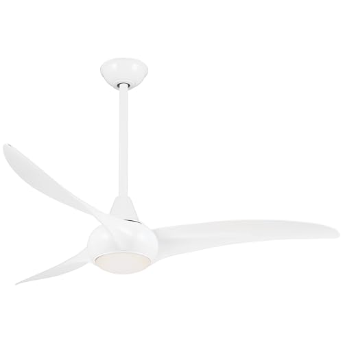 Minka-Aire F844-WH, Light Wave, 52' Ceiling Fan, White