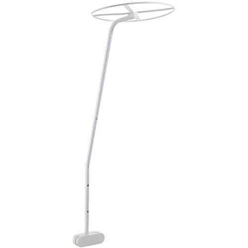 Garneck 1 Juego Soporte De La Red De Para Bebés Neto Cuna Dosel De Cama De Bebé Tubo De Acero Blanco