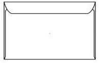 White Booklet Envelope, Side Open, 10" x 13", Vellum Finish, 28 lb (SFI Certified), Two Side Seams, No Window, Remoistening Seal - Case of 500