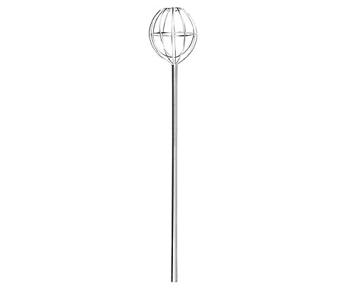 Soro Essentials- 48” Stainless Steel Kettle Whip- 8' Diameter Ball Head Whisk for Cooking Beating Blending...