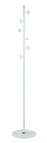 Dimensions : H 180 x H 35 cm PEGANE Porte-Manteaux Coloris Blanc en métal laqué - H 180 x H 35 cm