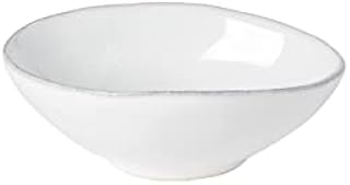Costa Nova, Livia colección, Vajilla elegante, gres, Cuenco oval , blanco, 10 cm, 6 piezas
