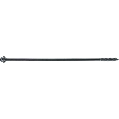 FastenMaster FMTLOK10-12 TimberLOK Tornillo para madera resistente, 10 pulgadas, 12 unidades, negro