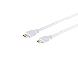  cable HDMI prise mâle (A) -> HDMI prise mâle (A) 5,0m blanc