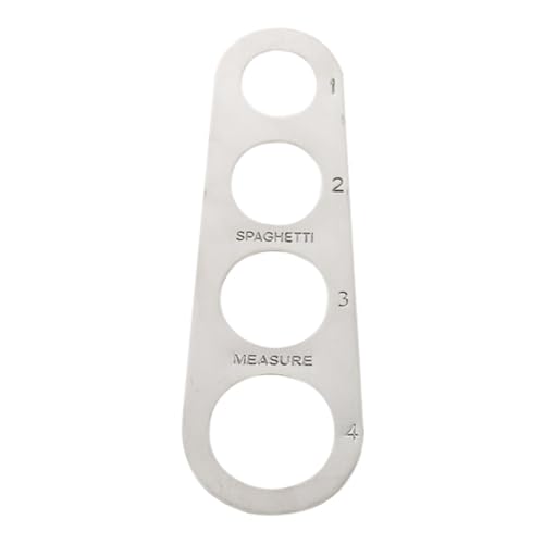 NUOBESTY Mesureur de Pâtes Inoxydable avec Outil de Portion de Spaghetti Précis Compact et Léger pour Chefs Professionnels et Cuisine Maison