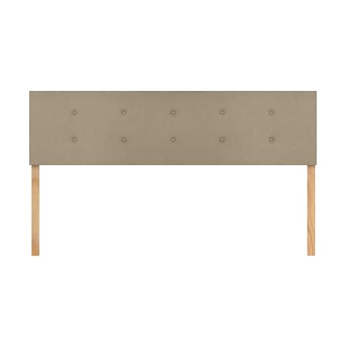 Opiniones y reviews de Cabecera King los mejores 5. 42 DOTICO FURNITURE DESIGN Cabecera King Size, Muebles para recamara, Modelo con Botones, Altura Ajustable y diseño Elegante para tu Cama (Beige, King Size)