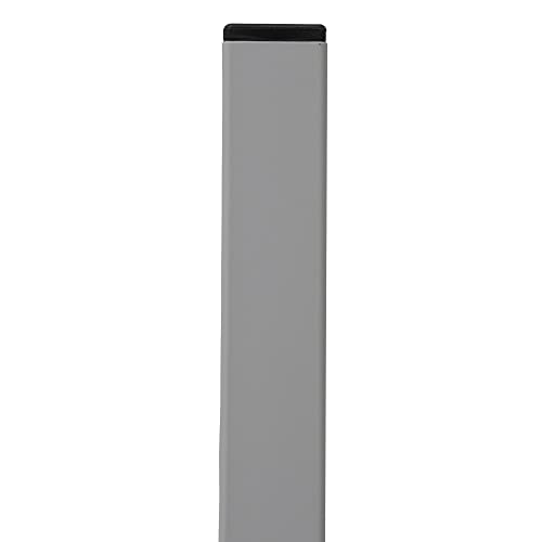 amig - Square Furniture Leg, Silver, 25 x 25 x 350 mm - Image 2