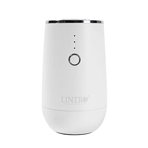 LINTRO – Waterless Portable Essential Oil Diffuser, Rechargeable USB Type-C, Aromatherapy 100% Pure Essential Oil Nebulising Diffuser for Car, Office, Home, Bedroom,Spa