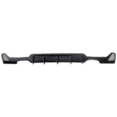 Diffuseur arrière noir brillant pour Série 4 F32 F33 F36 | Jupe de pare-chocs sport