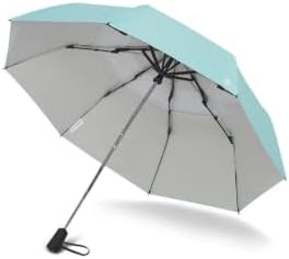 Coolibar 106.7cm(42인치) Sodalis 여행용 우산 - UPF 50+ 자외선 차단 - Vrae — 사진 3