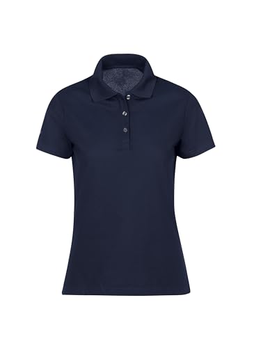 Camisa de polo mujer slim fit transpirable y entallada de algodón suave