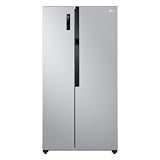 LG Geladeira Side by Side 519L 91 x 64,3 x 178,6 cm Inox Look Frost Free Inverter 2 Portas