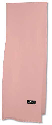 Livativ Bleu Nero Luxurious Winter Scarf Premium Cashmere Feel Solid Colors Men And Women (Dusty Rose Pink) #TOP3