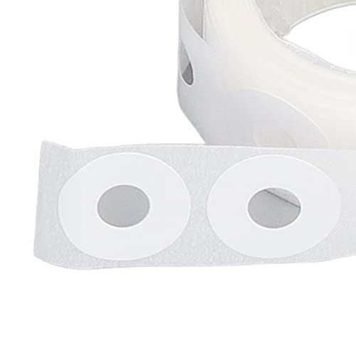 Hole Reinforcement Stickers, Hole Punch Reinforcers Stickers Diy Production Pvc Waterproof Simple Operation Reinforcement Labels (White) #TOP7