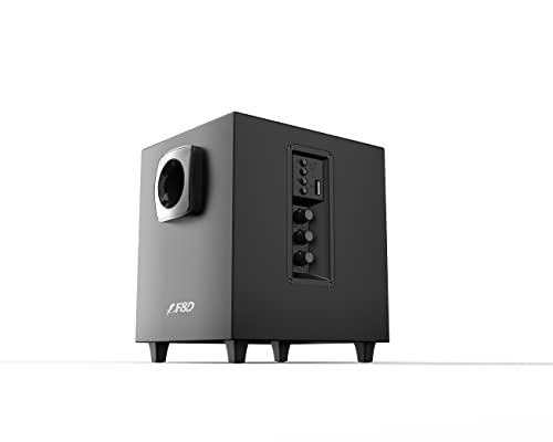 F&D F203BT 2.1 Channel Multimedia Speaker | Wireless Bluetooth Speakers | Satellite Speakers/USB/SD Card | Home Theatre | Speaker for Laptop, Pc & Mobile - Image 3