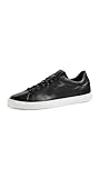 GREATS Men's Reign Low Top Leather Sneakers, Nero, 11 Medium US