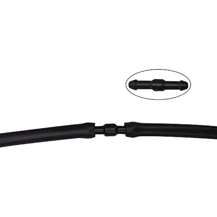 90PCS Windshield Washer Hose Connector, 2-Way I Type,3-Way T/Y Type Connector Kit,Black Universal Windshield Wiper Fitting Splitter(90PCS)