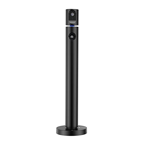 CZUR Halo Dual Webcam 180° Drehbare, 1080P Kamera mit Mikrofon Streamcam Videokamera 90° Sichtfeld Camera für PC, Computerkamera, Plug and Play, für Zoom/Skype/Teams/Hangouts