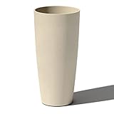 Veradek Mason Series Vega - Maceta redonda alta para porche o patio interior o exterior, plantas de interior
