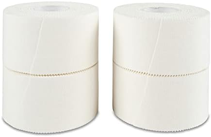 SENSIV Athletic Tape 1 1/2 inch, Medical Tape for All Sports and Athletes, 4 Rolls x 15 Yards Waterproof Self Adhesive Tape for Ankle, Wrist, Knees and Shoulders, White