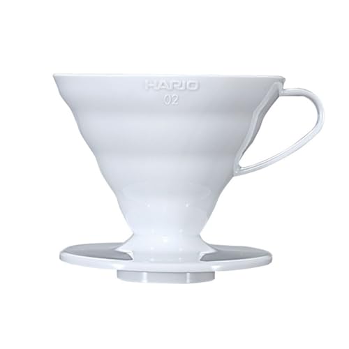 HARIO(ハリオ) V60 透過ドリッパー 02 ホワイト 1~4杯用 コーヒー ハンドドリップ 日本製 VDR-02-Wの商品画像（Amazon）