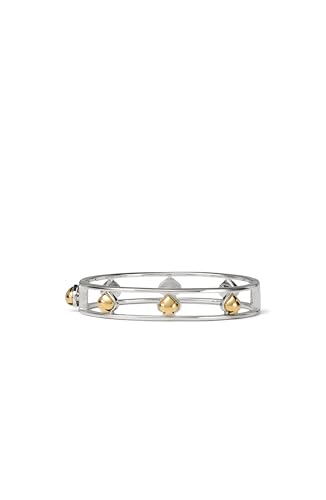 Kate Spade New York Sculpted Spade Cut Out Bangle (Silver/Gold)