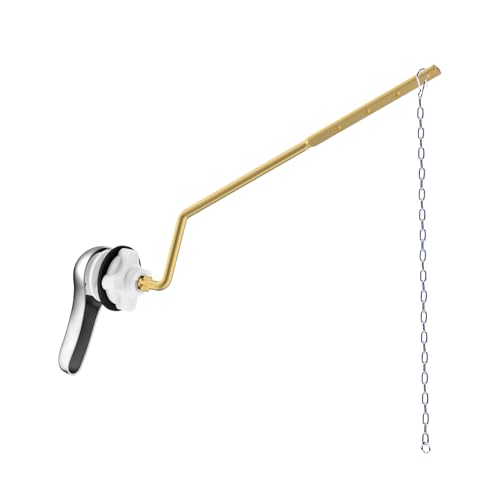Hibbent Metal Side Mount Toilet Handle Replacement Kit, Chrome