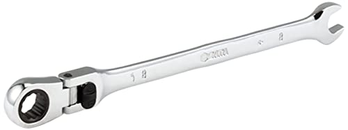 22mm ラチェット片目片口スパナ(首振型/ロック付)