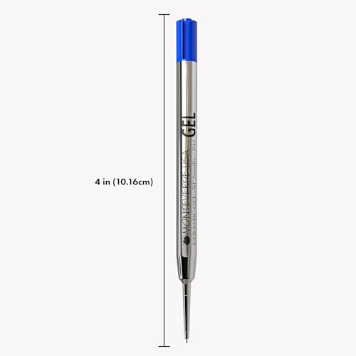 Image of Monteverde Capless Gel Refill (to fit Parker), 0.5 mm Extra Fine Needle Point, Blue
