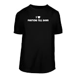 I Heart Love Partying Till Dawn - A Nice Men's Short Sleeve T-Shirt, Black, Large