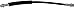 Dorman H621879 Clutch Hydraulic Hose Compatible with Select Pontiac / Toyota Models