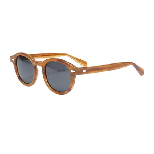 Lunettes de soleil polarisées de luxe finition gris lin haut de gamme