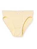 100% Organic Cotton Sanetta Mädchen Slip gelb Unterwäsche, Light Yellow, 128