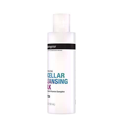 Neutrogena Makeup Melting Nourishing Micellar Milk With 7% Emollient-Vitamin Complex, Soothing Fragrance-Free Eye, Lip & Face Makeup Remover For Sensitive & Dry Skin, Oil-Free, 6.7 Fl. Oz #TOP6