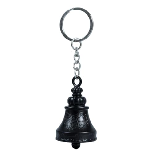 Image of OTTAVO Guardian Bell Keychain, Oxidized Copper, Tibetan Style, 5 cm Height, Good Luck Charm