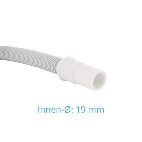 DL-pro Ablaufschlauch 2,29m 19/19mmØ für Bosch Siemens Modelle iQ300 iQ500 iQ700 StudioLine Avantixx Logixx Maxx für 668114 00668114 Schlauch Abwasserschlauch für Geschirrspüler Spülmaschine